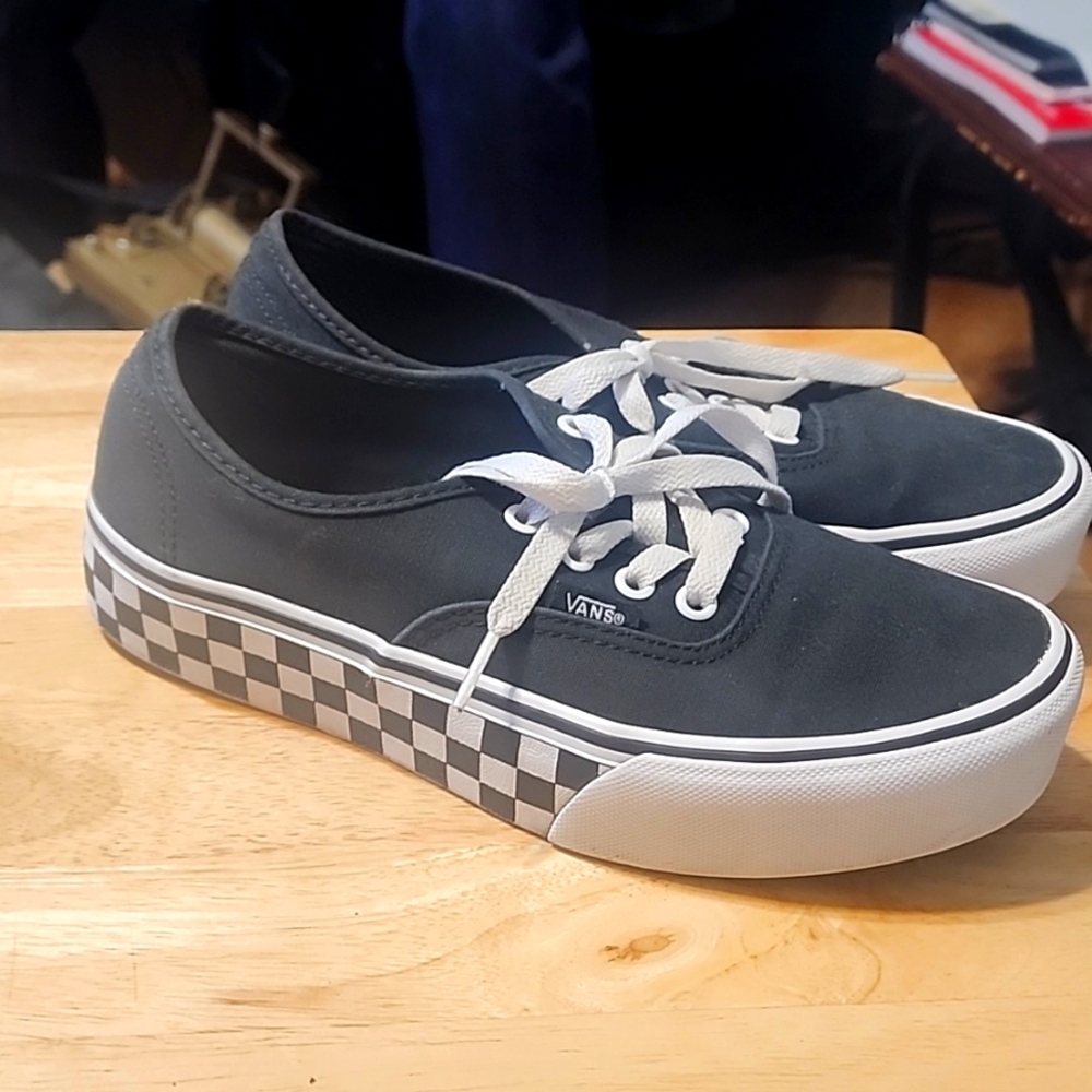 VANS checkered shoes